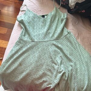 Mint Green spaghetti strap dress